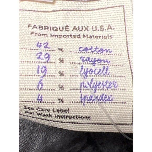 NWT L'AGENCE Marguerite Jean Cast Iron 25 - Picture 5 of 7